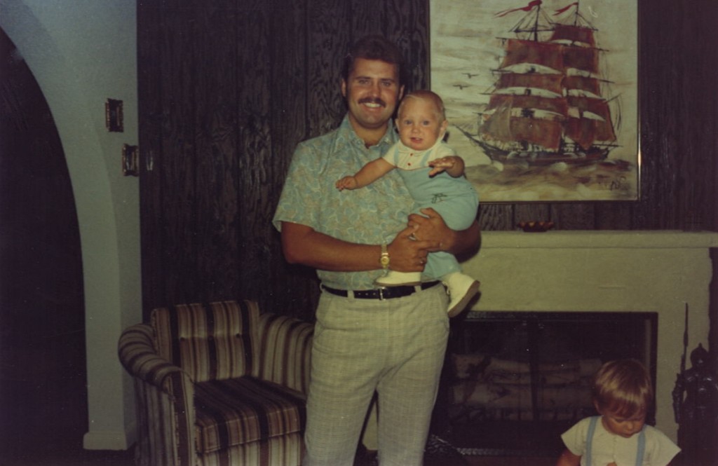 Young David Westlake with family